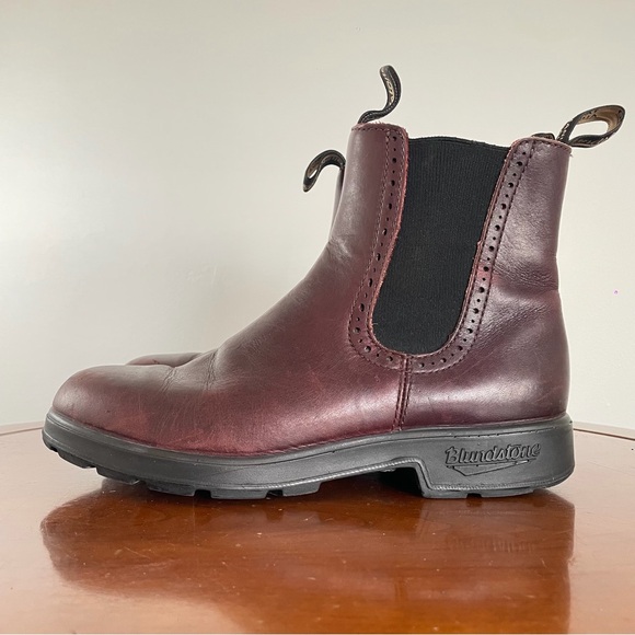 Blundstone Women's 1352 High Top Rustic Brown Leather Chelsea Boots | AU 6 - Picture 4 of 8